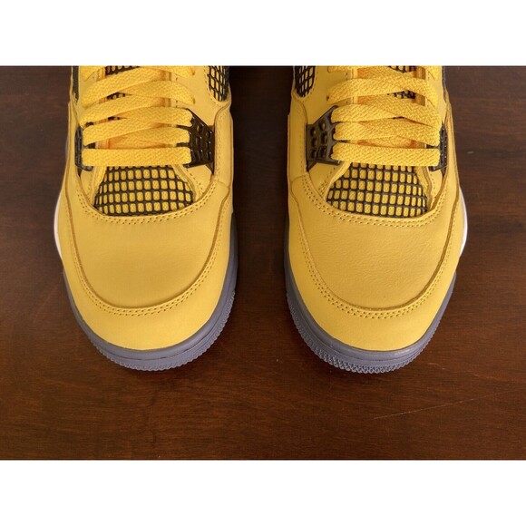 Nike Air Jordan 4 Retro "Lightning" Yellow 2021 Men's Size 12 CT8527-700 - Picture 7 of 11